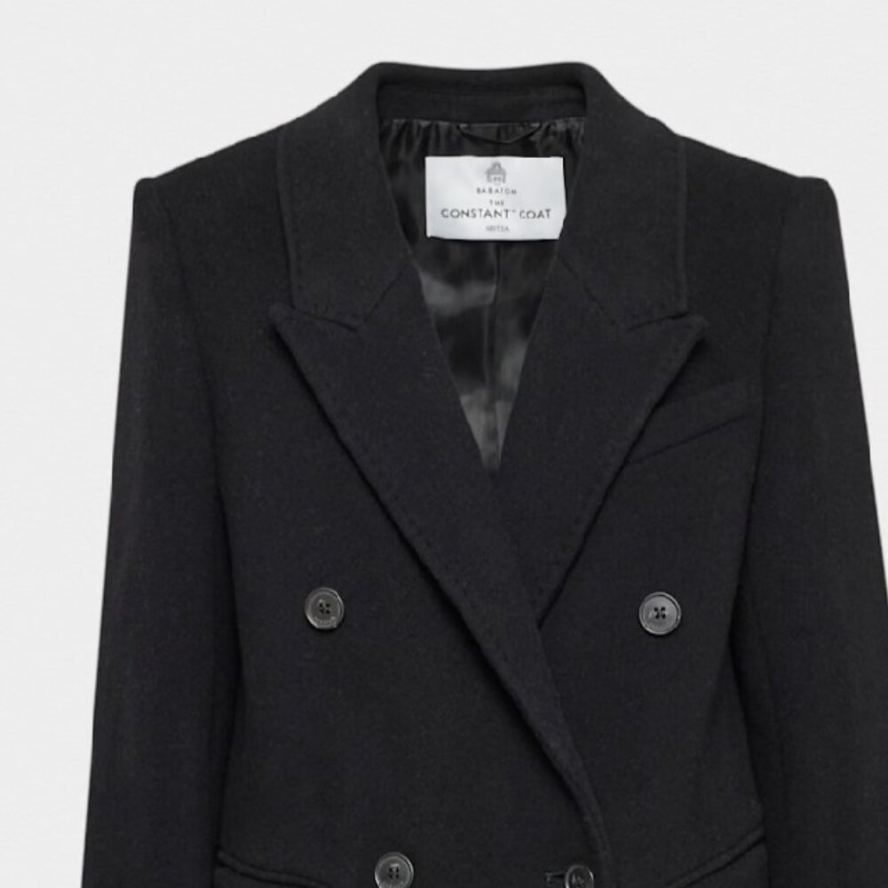 Women's Aritzia The Constant Coat Babaton Black 2XS - Great!!